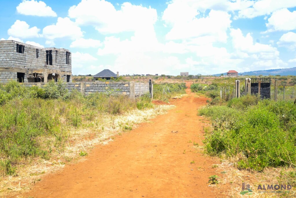 View of La Vista Gardens plots with access roads and beacons